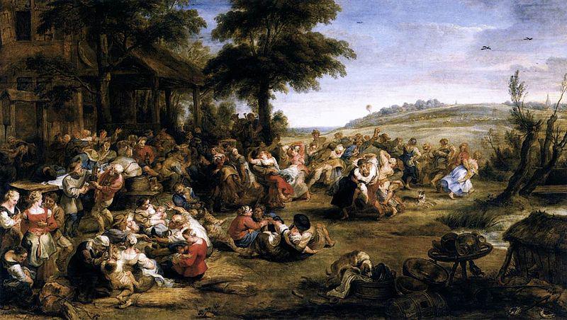 Peter Paul Rubens The Village Fete Spain oil painting art